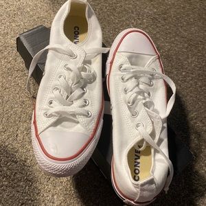 White converse (5mens, 7 womens)